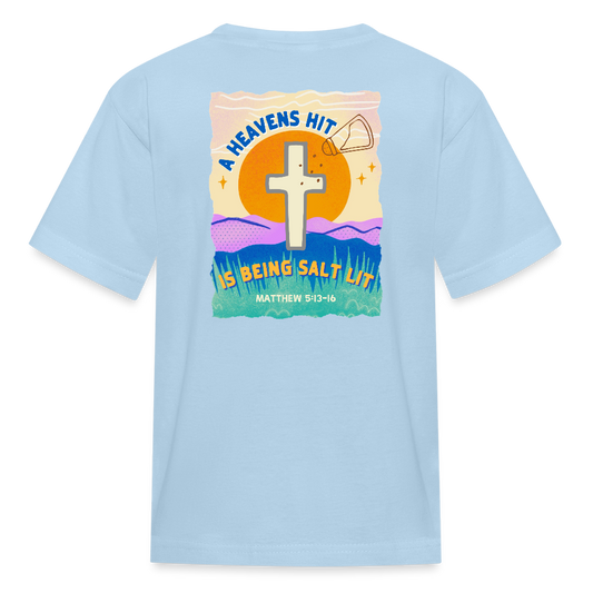 SALT LIT Kids' T-Shirt - powder blue
