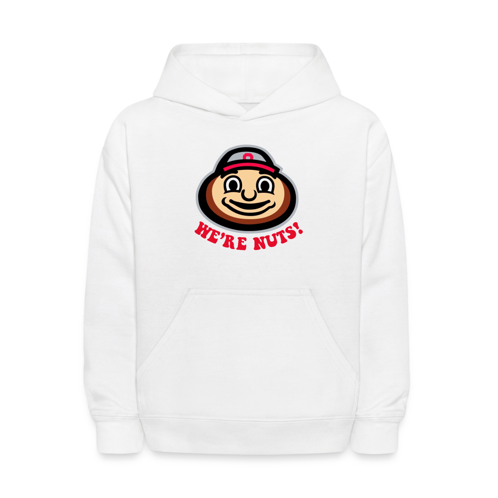 Brutus We'reNuts! Kids' Hoodie - white