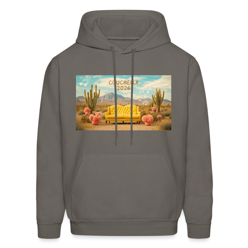Couchella 2026 Men's Hoodie - asphalt gray