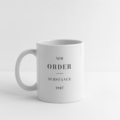 New Order Substance 1987 Coffee/Tea Mug - white