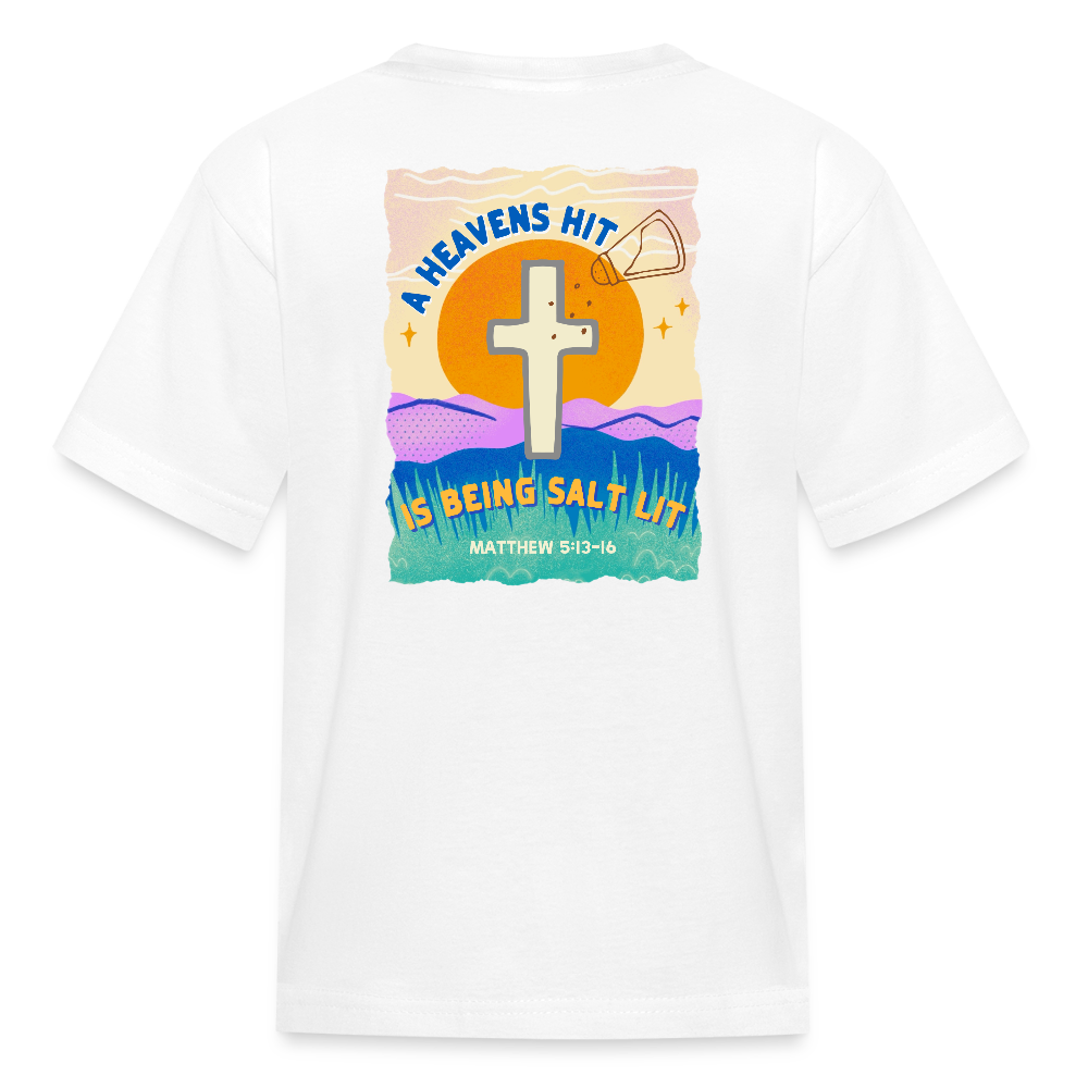 SALT LIT Kids' T-Shirt - white