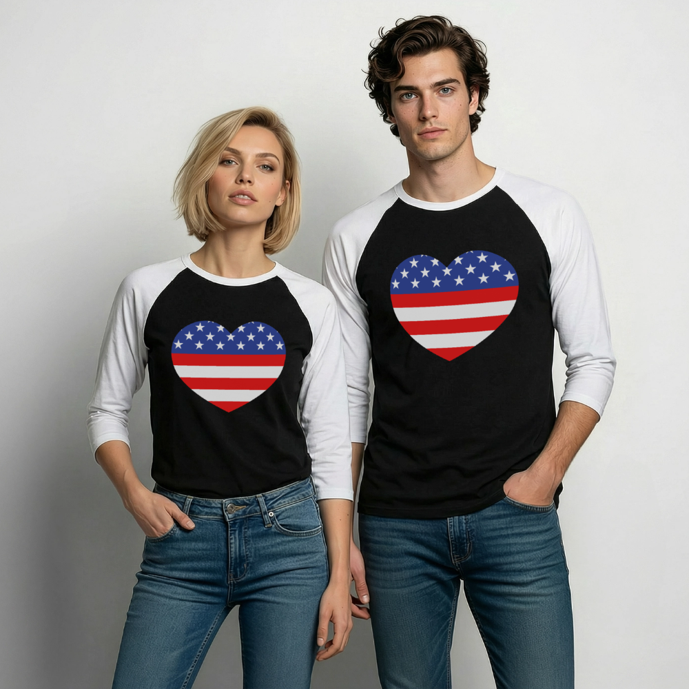 Baseball T-Shirt - black/white