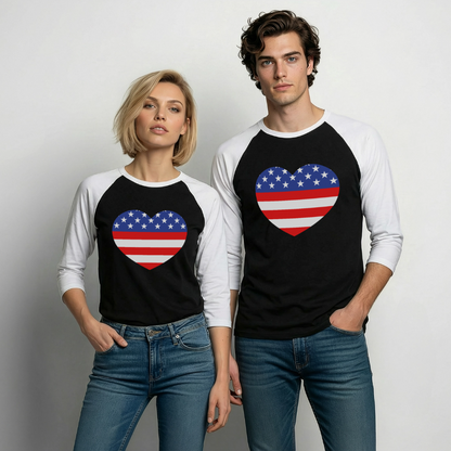 Baseball T-Shirt - black/white