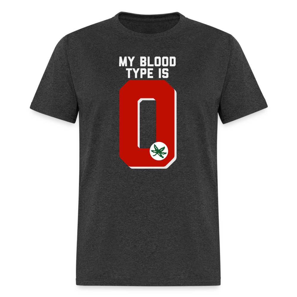 My Blood Type is O Unisex Classic T-Shirt - heather black