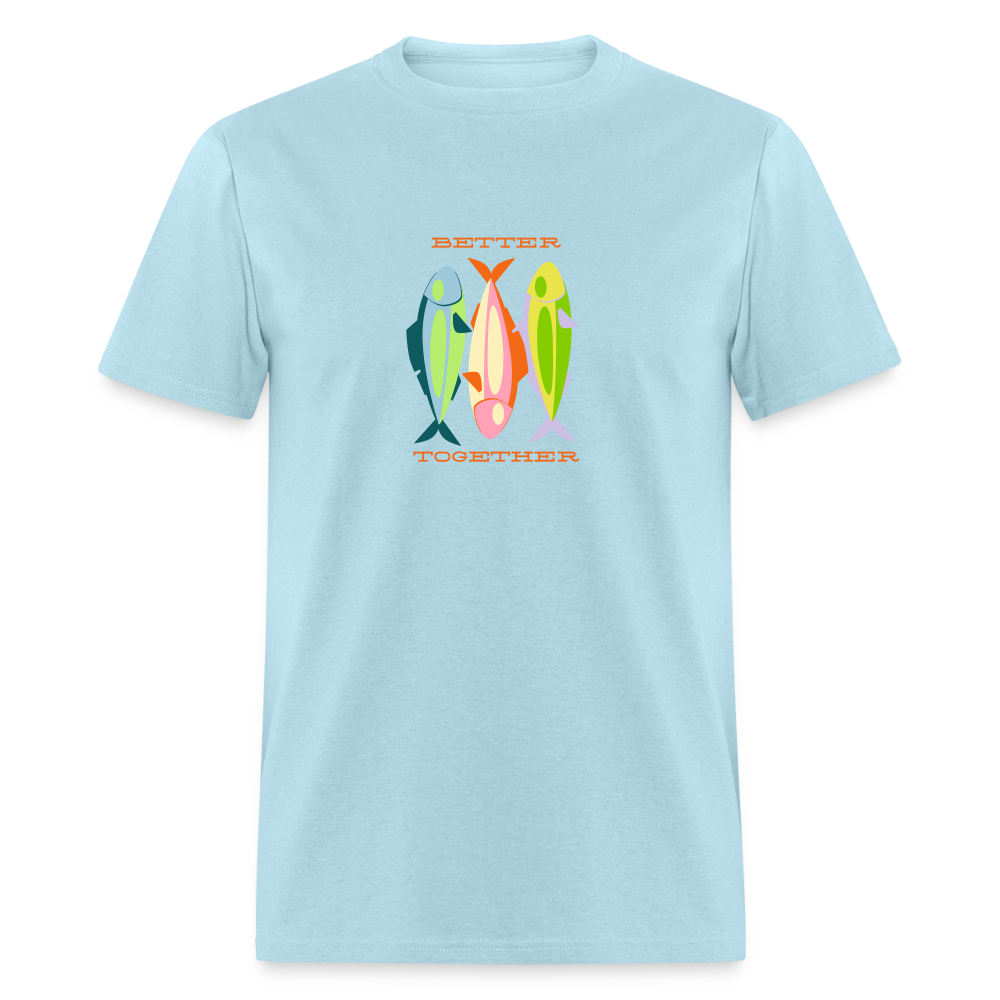 Better Together Sardines Unisex Classic T-Shirt - powder blue