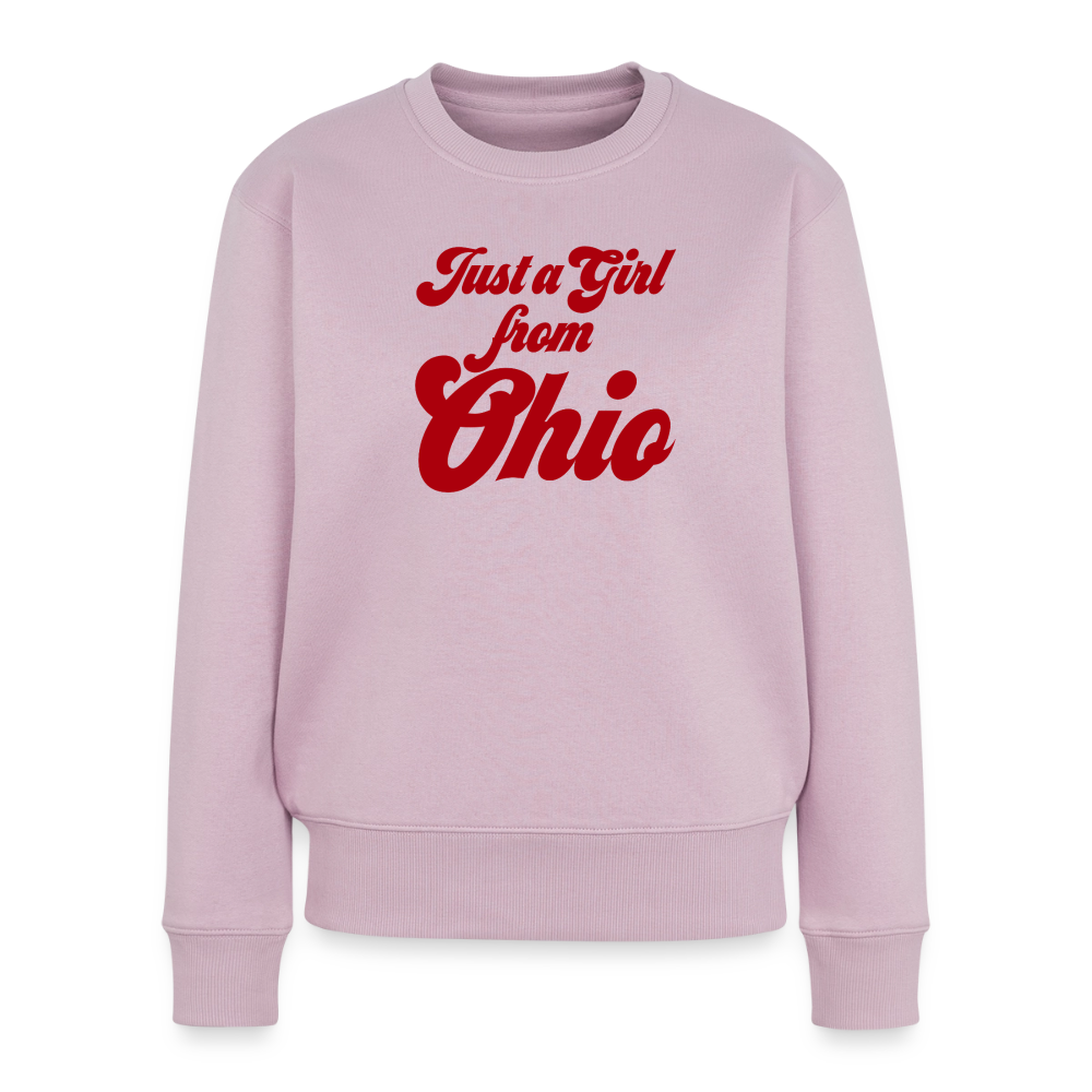 Just a Girl from Ohio Women’s Premium Sweatshirt - dusty pink