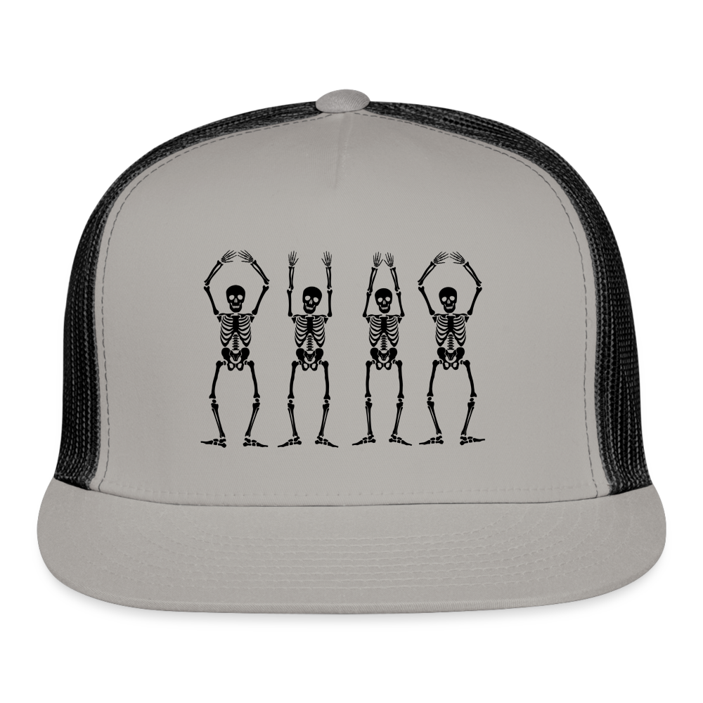 OHIO Skeletons Trucker Cap - gray/black