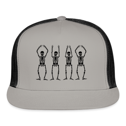 OHIO Skeletons Trucker Cap - gray/black
