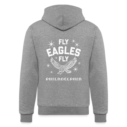 Fly Eagles Fly Champion Unisex Powerblend Hoodie - heather gray