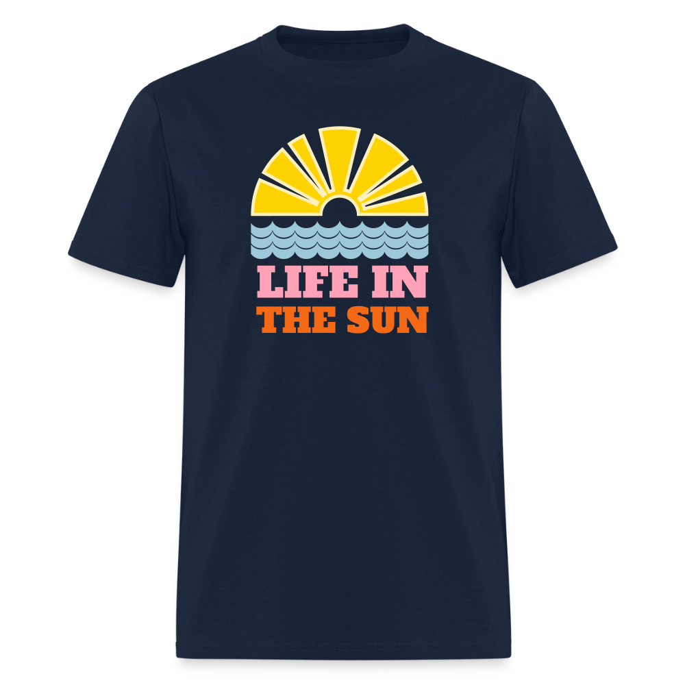 Life in the Sun Unisex T-Shirt - navy