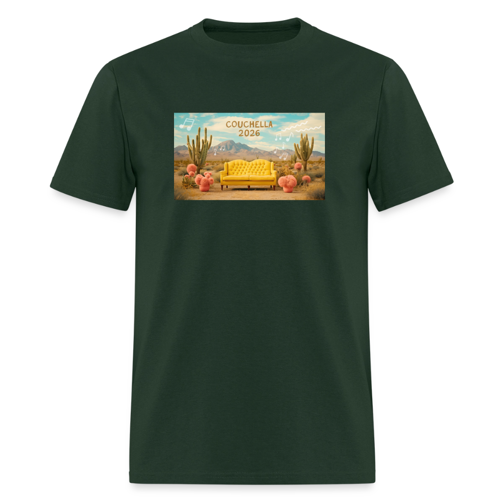 Couchella 2026 Unisex T-Shirt - forest green