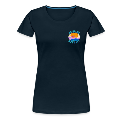 SALTLIT Scoop Neck - deep navy