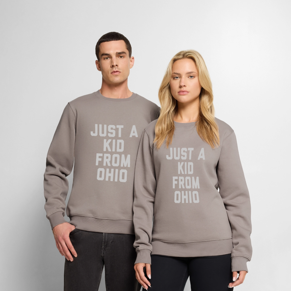 Just A Kid From Ohio Men’s Premium Sweatshirt - taupe