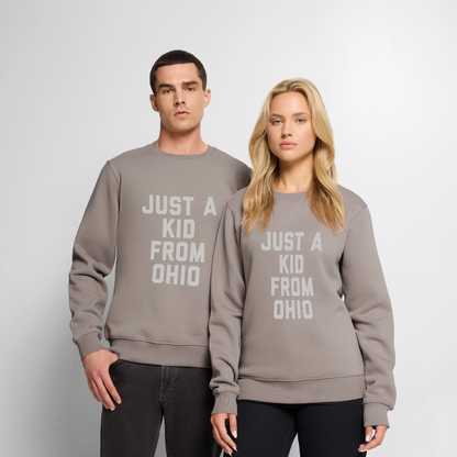 Just A Kid From Ohio Men’s Premium Sweatshirt - taupe
