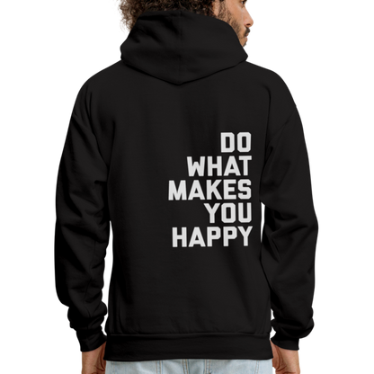 Do What Makes You Happy Men's Hoodie - black