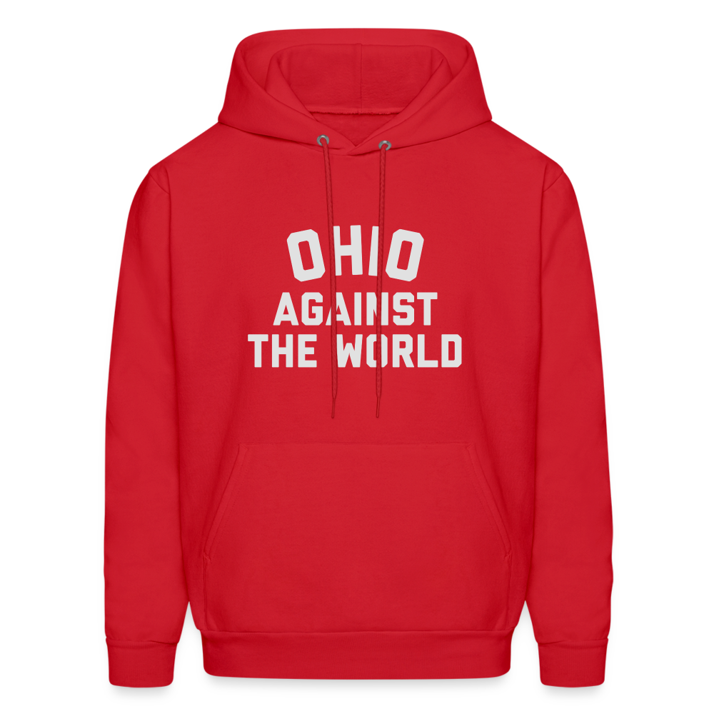 Ohio Against the World Men's Hoodie - red