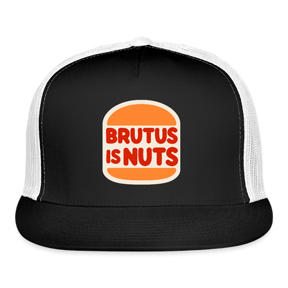 Brutus is Nuts Trucker Hat - black/white
