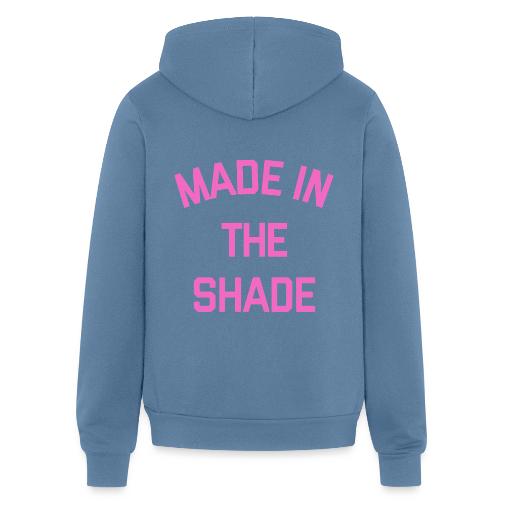 Made in the Shade Unisex Full Zip Hoodie - steel blue