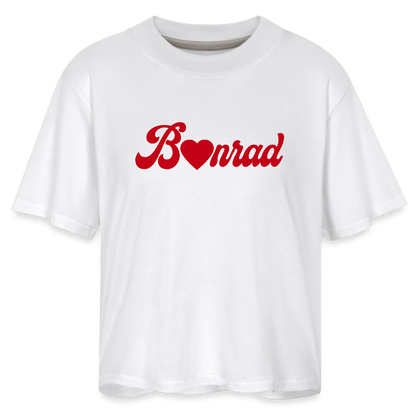 Bonrad Women's Boxy Tee - white