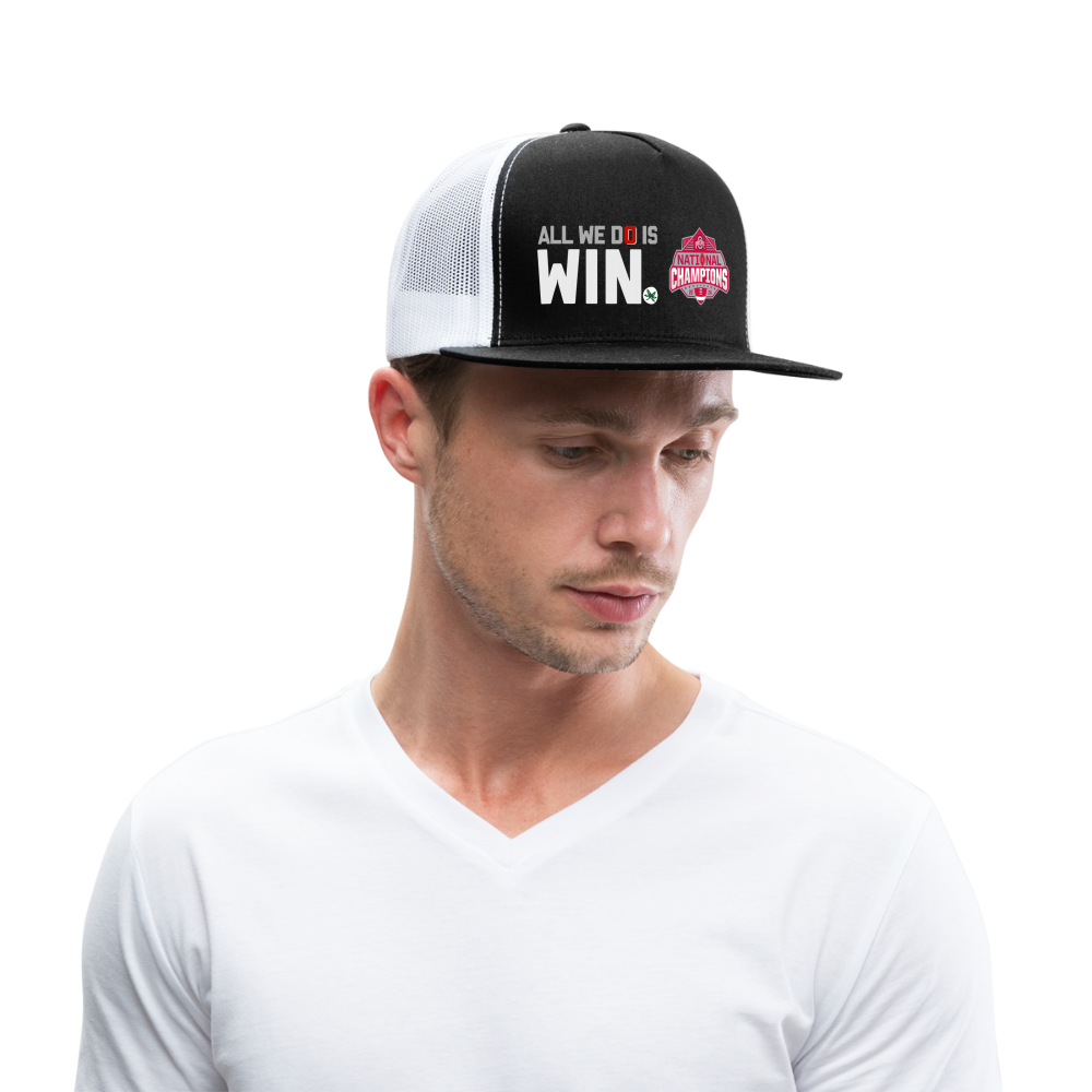 All We Do is Win National Champs 2024 Trucker Hat - black/white