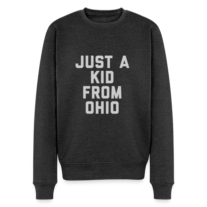 Just A Kid From Ohio Men’s Premium Sweatshirt - heather anthracite