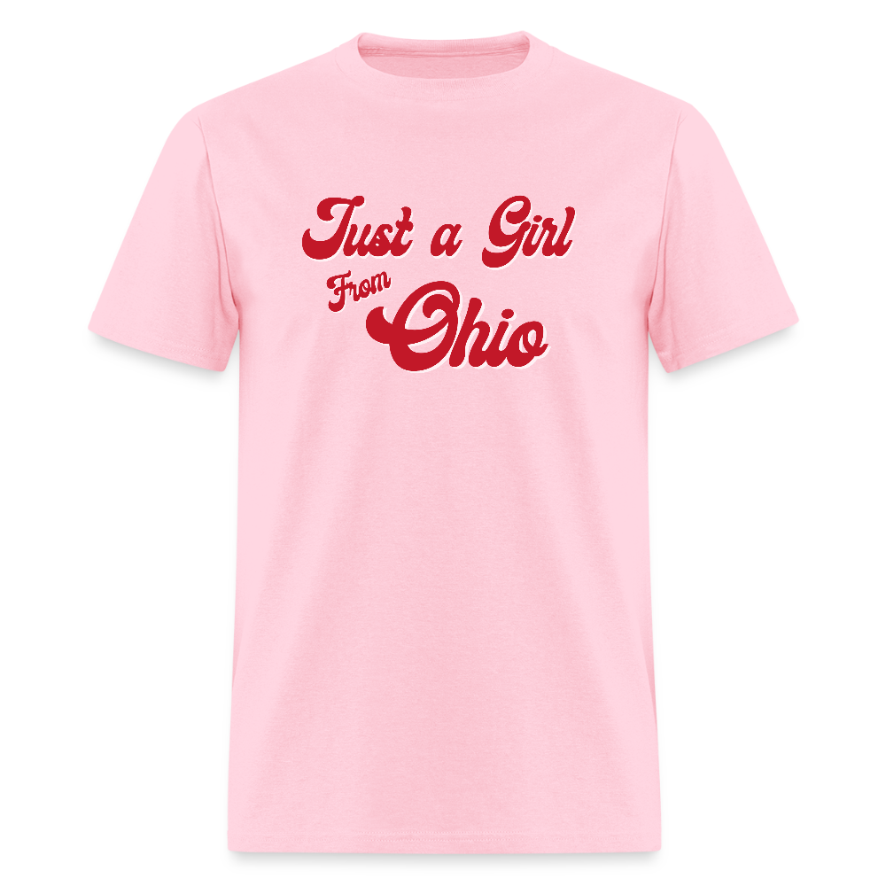 Just A Girl from Ohio Men's T-Shirt | GILDAN 5000 - pink