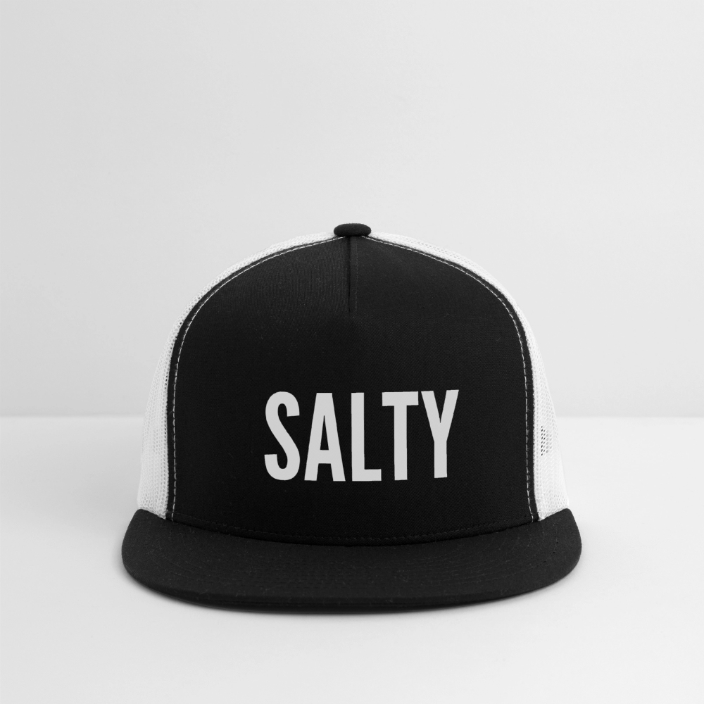 Salty Trucker Hat - black/white