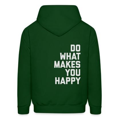 Do What Makes You Happy Men's Hoodie - forest green