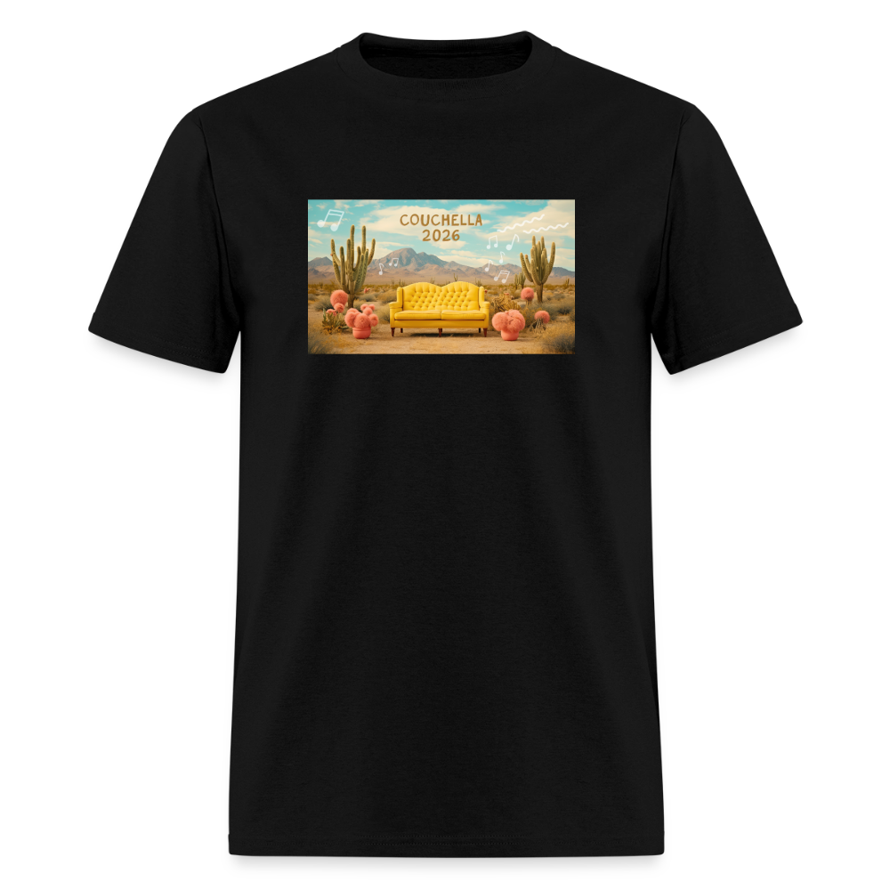 Couchella 2026 Unisex T-Shirt - black