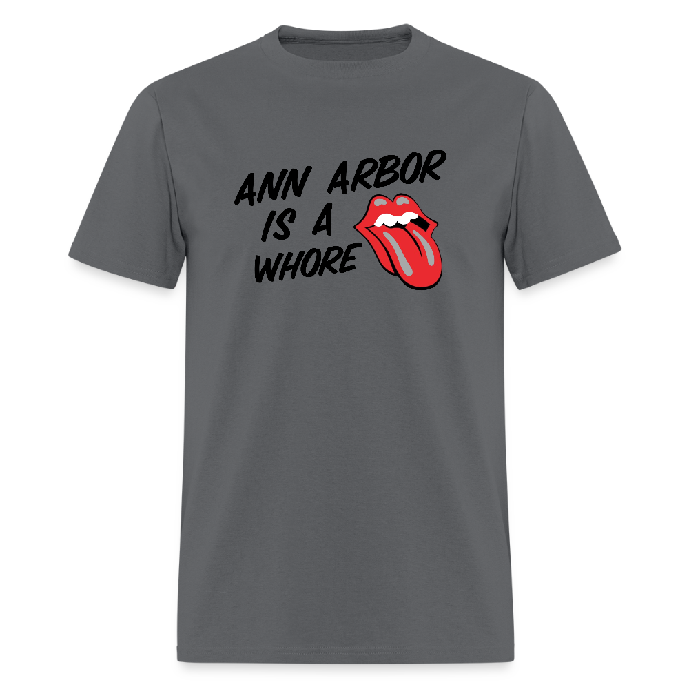 Ann Arbor is aWhore Unisex T-Shirt - charcoal