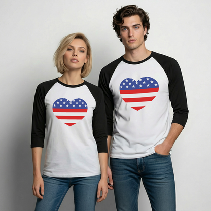 Baseball T-Shirt - white/black
