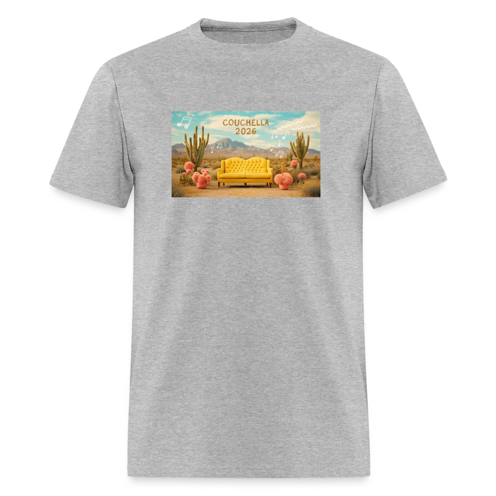 Couchella 2026 Unisex T-Shirt - heather gray
