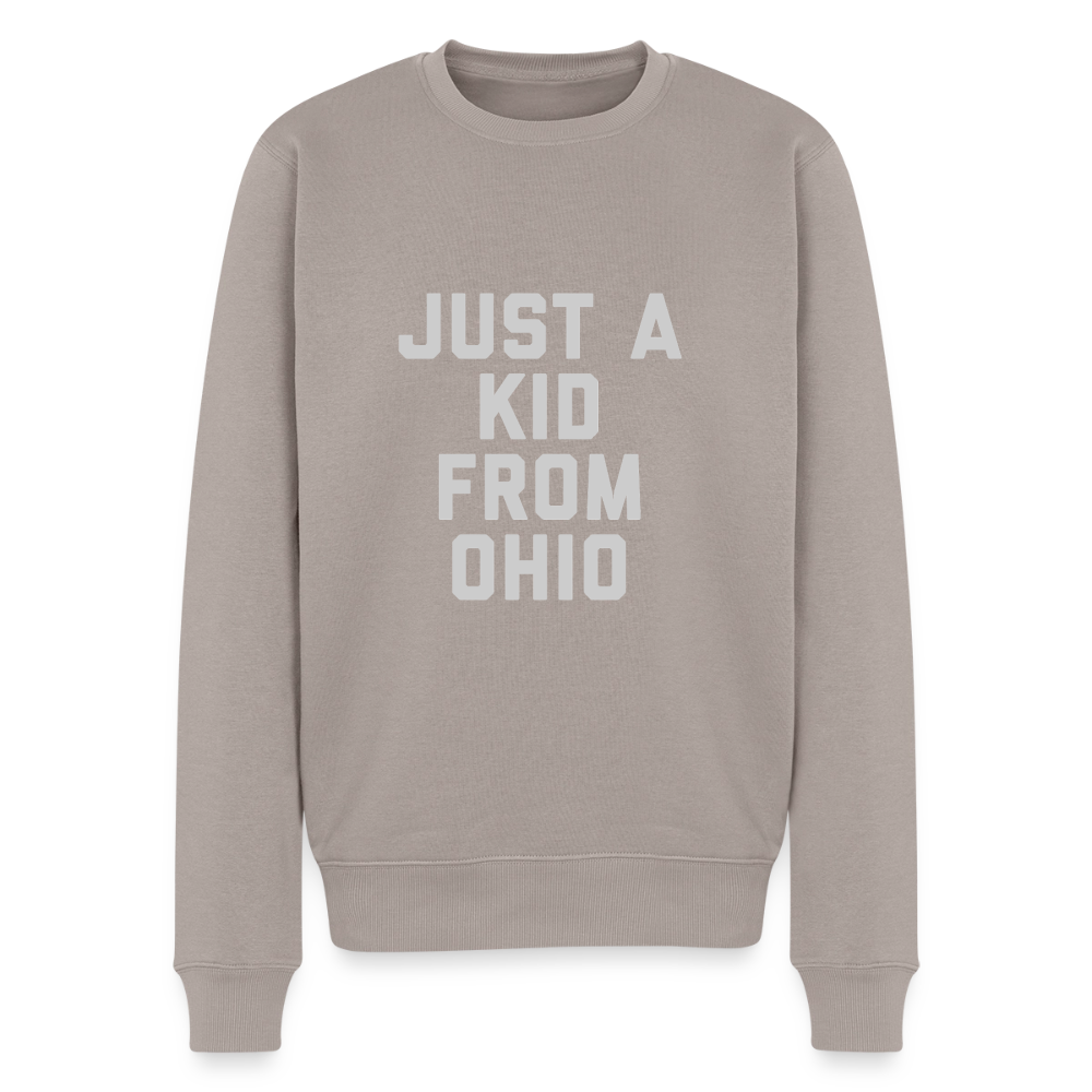 Just A Kid From Ohio Men’s Premium Sweatshirt - taupe