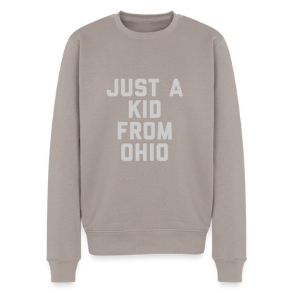 Just A Kid From Ohio Men’s Premium Sweatshirt - taupe