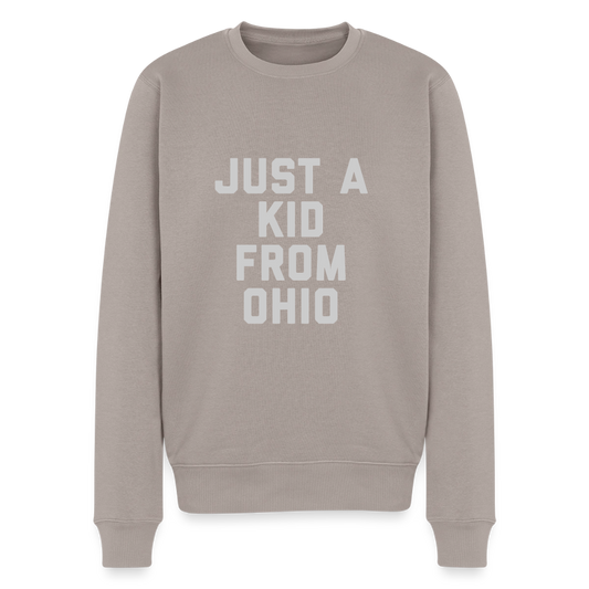 Just A Kid From Ohio Men’s Premium Sweatshirt - taupe