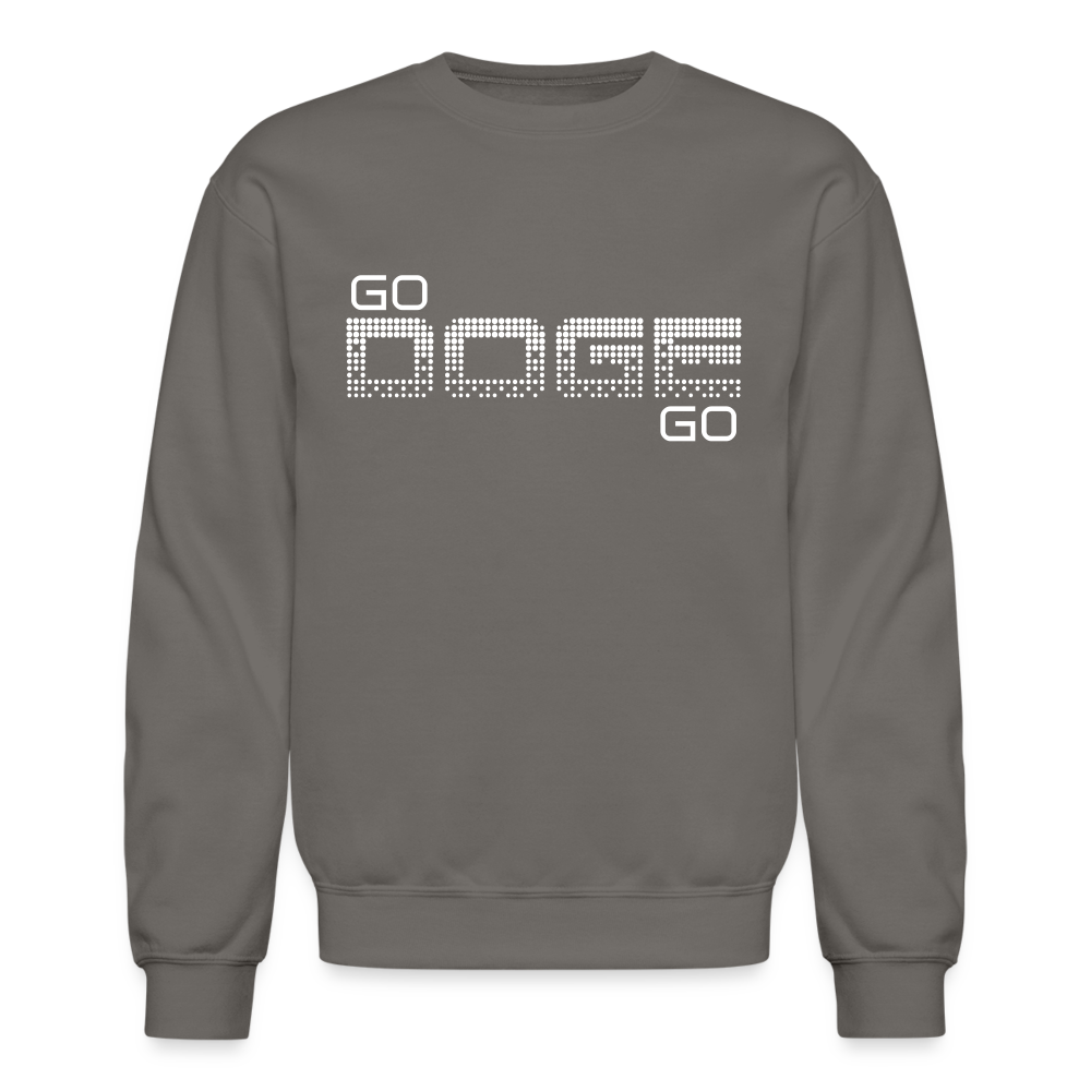 GO DOGE GO Crewneck Sweatshirt - asphalt gray