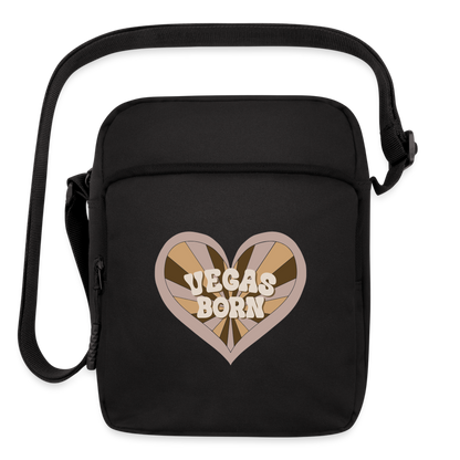 Vegas Born Upright Crossbody Bag - black