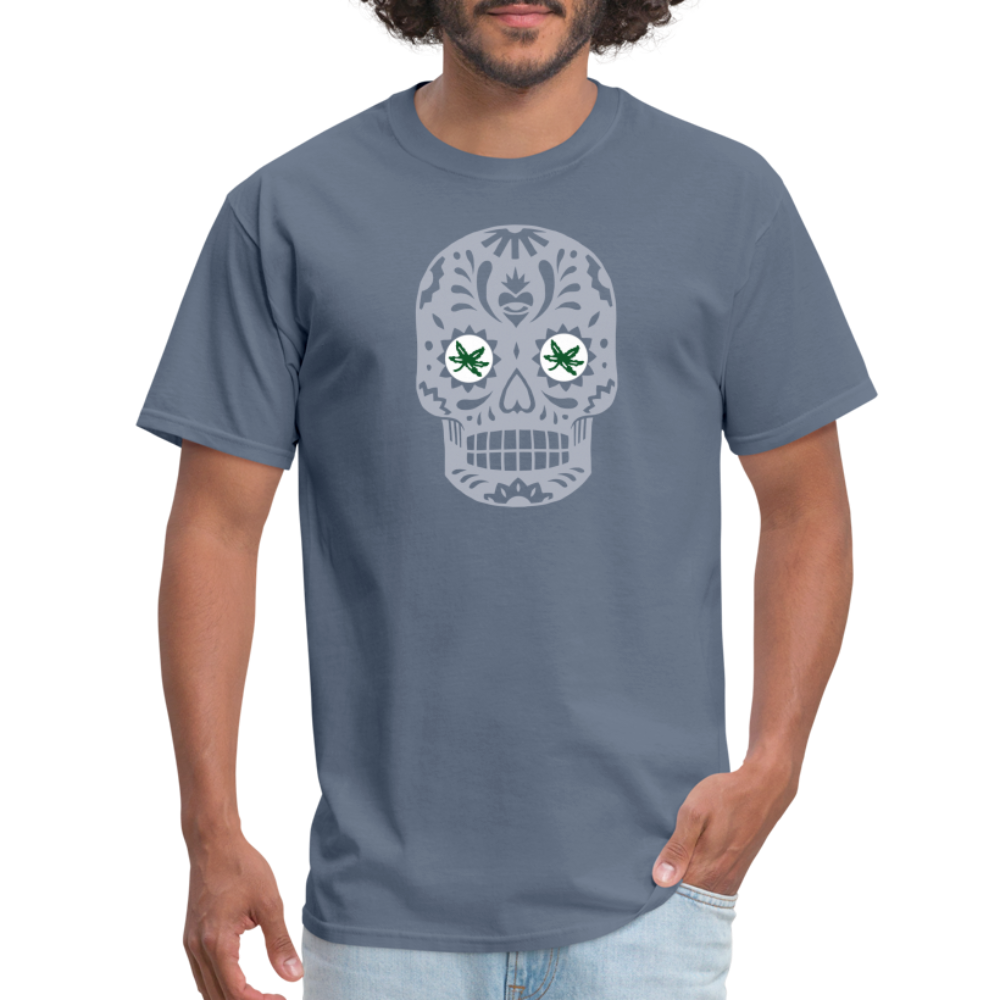 Sugar Skulls BuckEYES Unisex Classic T-Shirt - denim