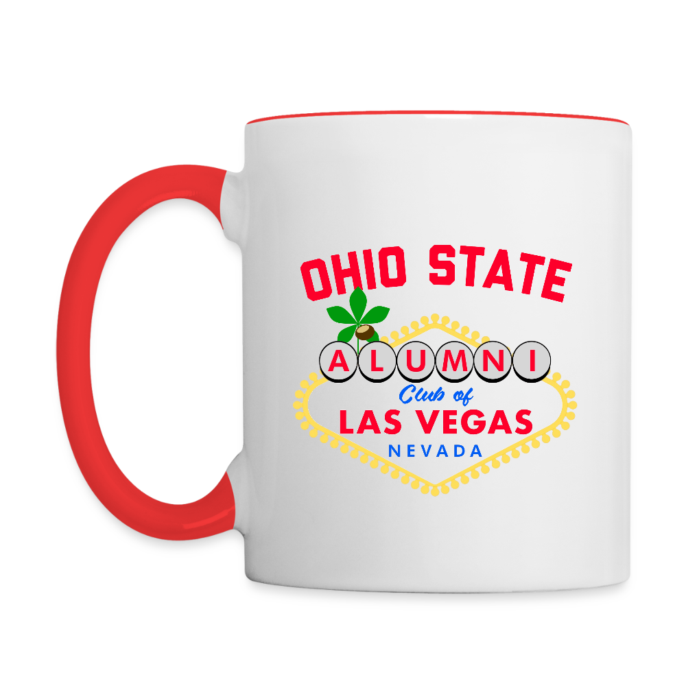OSAC Contrast Coffee Mug - white/red