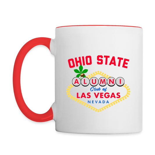 OSAC Contrast Coffee Mug - white/red
