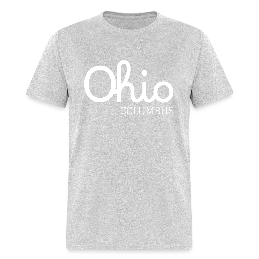 Columbus Script Ohio Unisex Classic T-Shirt - heather gray