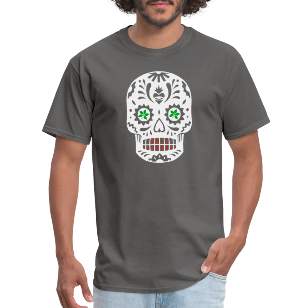 Sugar Skulls Ohio Football Unisex Classic T-Shirt - charcoal