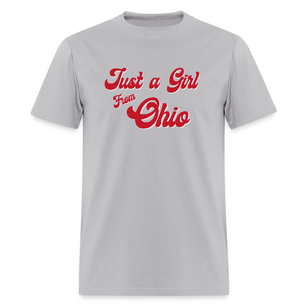 Just A Girl from Ohio Men's T-Shirt | GILDAN 5000 - gravel 