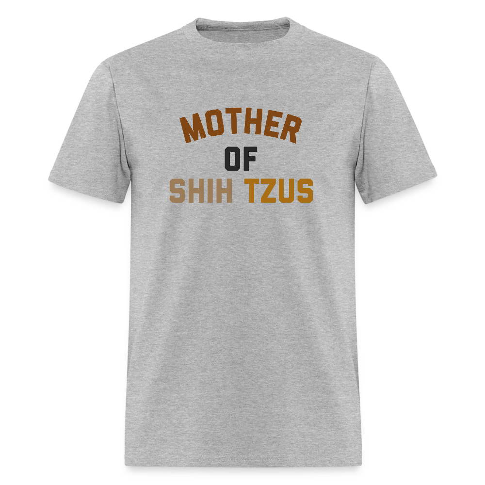 Mother of Shih Tzus T-Shirt - heather gray