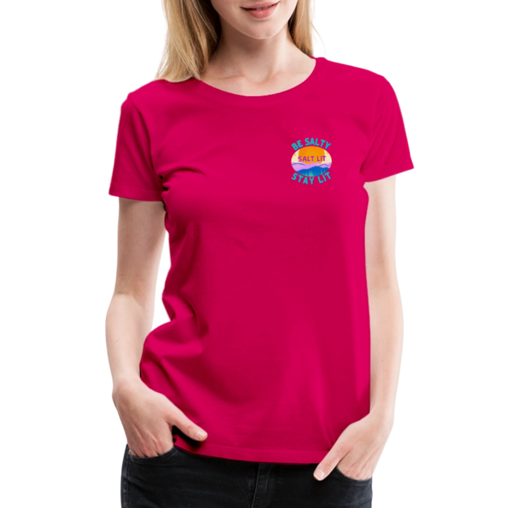 SALTLIT Scoop Neck - dark pink