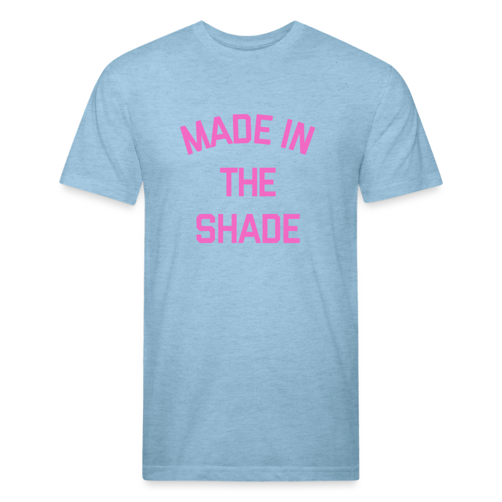Made in the Shade Fitted Cotton/Poly T-Shirt - heather blue