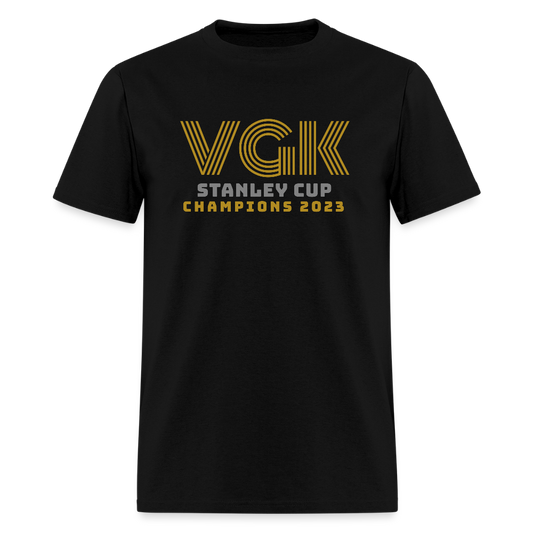 VGK Stanley Cup Champions 2023 Men's T-Shirt | GILDAN 5000 - black