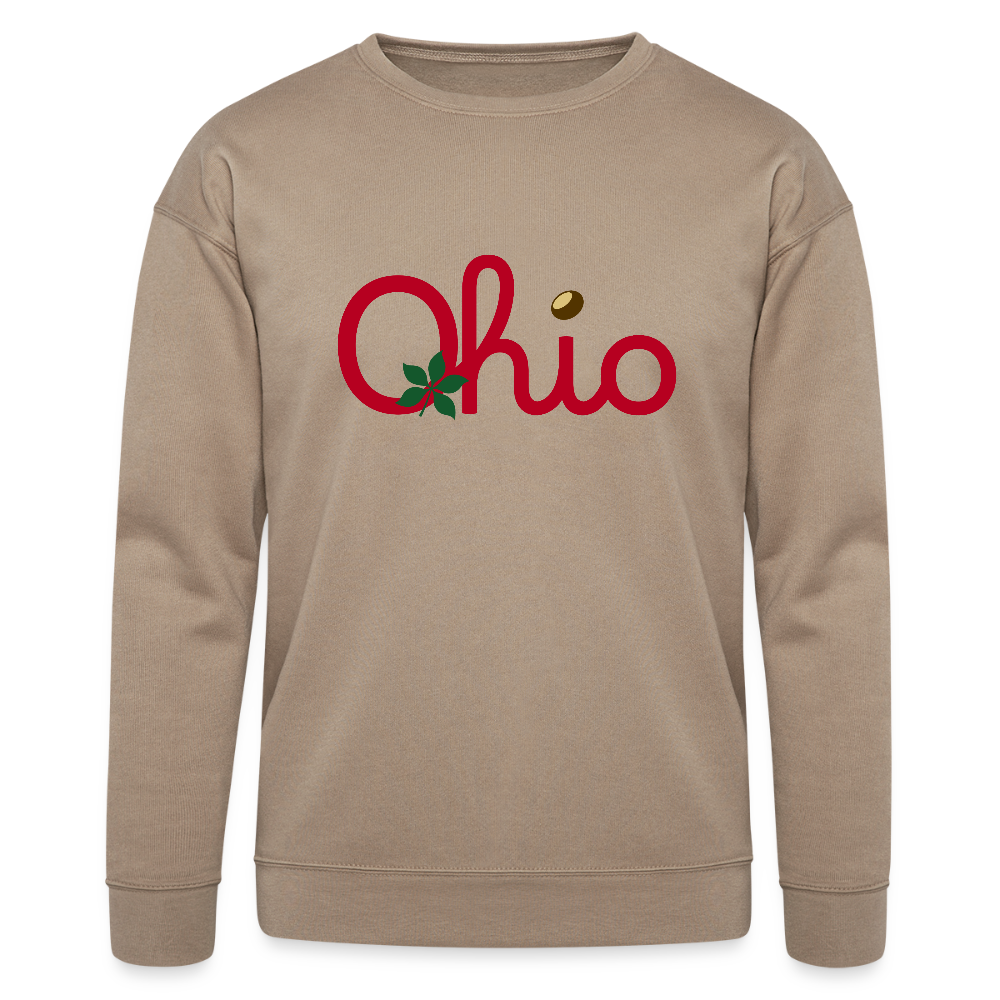 Ohio Script Bella + Canvas Unisex Sweatshirt - tan