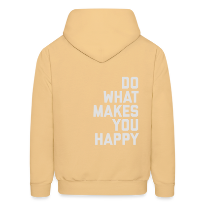 Do What Makes You Happy Men's Hoodie - light gold 