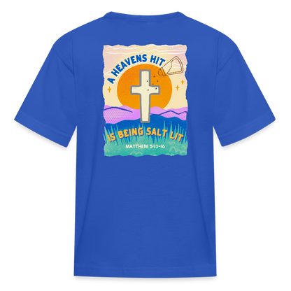 SALT LIT Kids' T-Shirt - royal blue